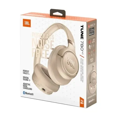 Навушники бездротові Tune 780NC, Beige, Bluetooth, Mini jack 3.5 мм JBL teh0027969 - фото 7