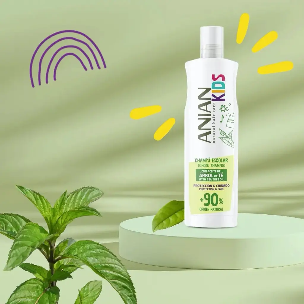 Дитячий шампунь Anian Kids School Shampoo з олією чайного дерева 400 мл - фото 3