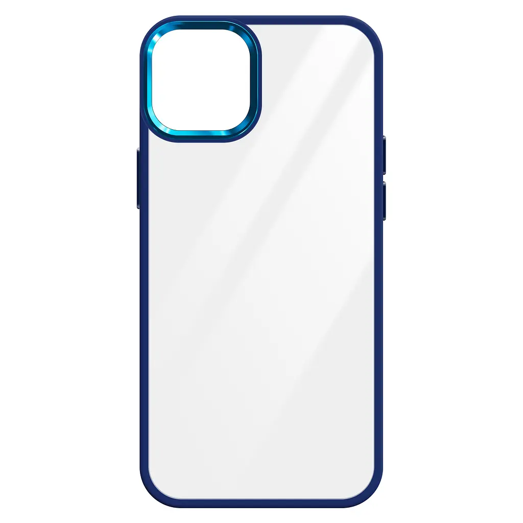 Чехол для Apple iPhone 15 Plus, UNIT2, синий, ударопрочный, прозрачный противоударный чехол-накладка из TPU и поликарбоната (PC), с защитными бортиками, защита всего корпуса от ударов и царапин, ArmorStandart (ARM69974) - фото 2