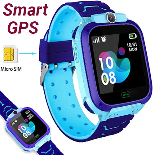 Дитячий смарт-годинник c GPS Smart baby watch TD07S + камера Блакитний + карта пам'яті micro KINGSTON 16Gb - фото 3