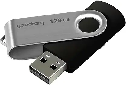 USB Flash накопичувач Goodram 128GB UTS2 Twister USB 2.0 black (UTS2-1280K0R11) - фото 3