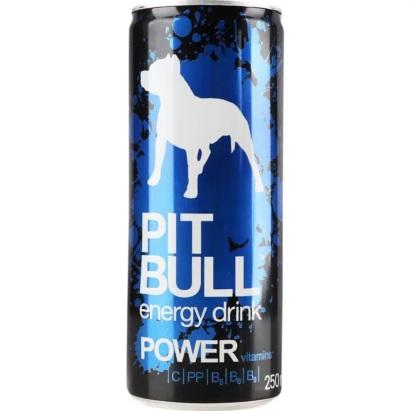 Упаковка енергетичного безалкогольного напою Pit Bull Power з/б 6 л (0.25 л х 24 шт.) - фото 2