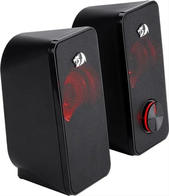 Акустические колонки Redragon Stentor 2.0 GS500 6Вт (питание от USB) Черный - фото 7