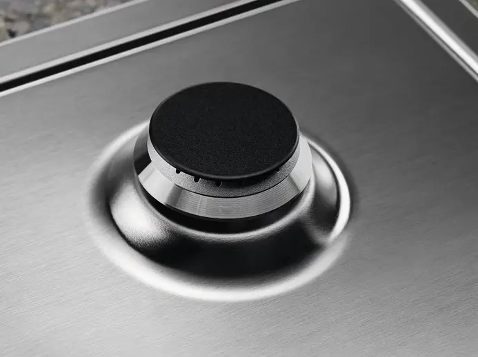 Варильна поверхня газова Electrolux 75 см чавун нержавіюча сталь - фото 4