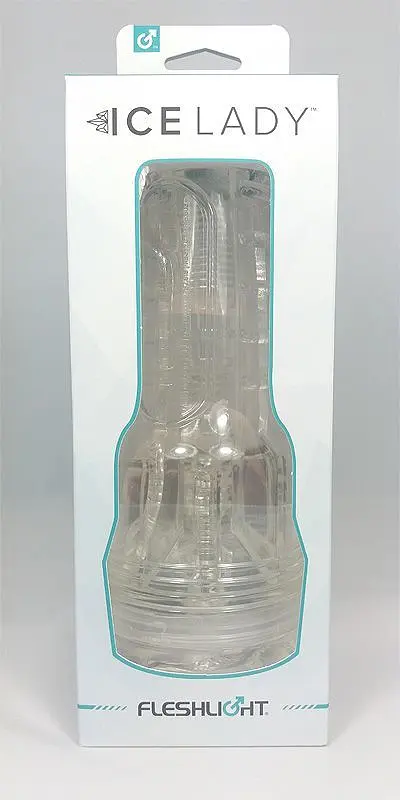 Мастурбатор-вагіна Fleshlight Ice Lady Crystal, 25х6 см - фото 3
