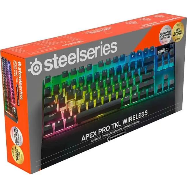 Клавіатура ігрова SteelSeries APEX PRO TKL Wireless (64865) бездротова - фото 8