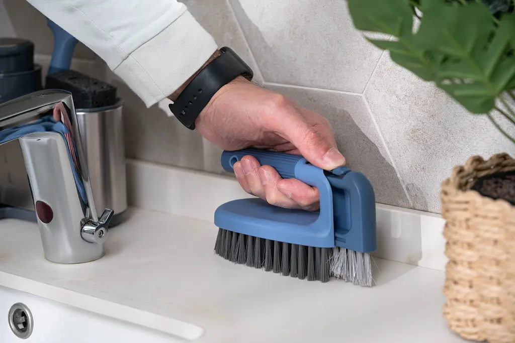 Щітка для миття 2 в 1 Ardesto Profe 13.9 х 7 х 9 см блакитна (ARHE1302B) - фото 13