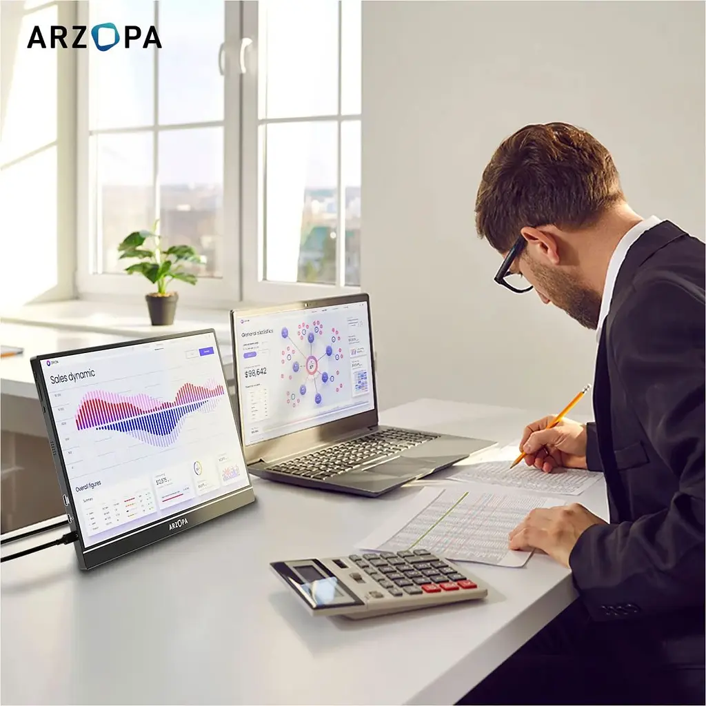 Портативний монітор Arzopa Z1RC Black EU [128188] - фото 7