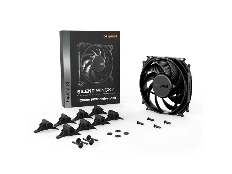 Вентилятор для корпусу Be quiet! Silent Wings 4 120mm PWM high-speed (BL094) - фото 2