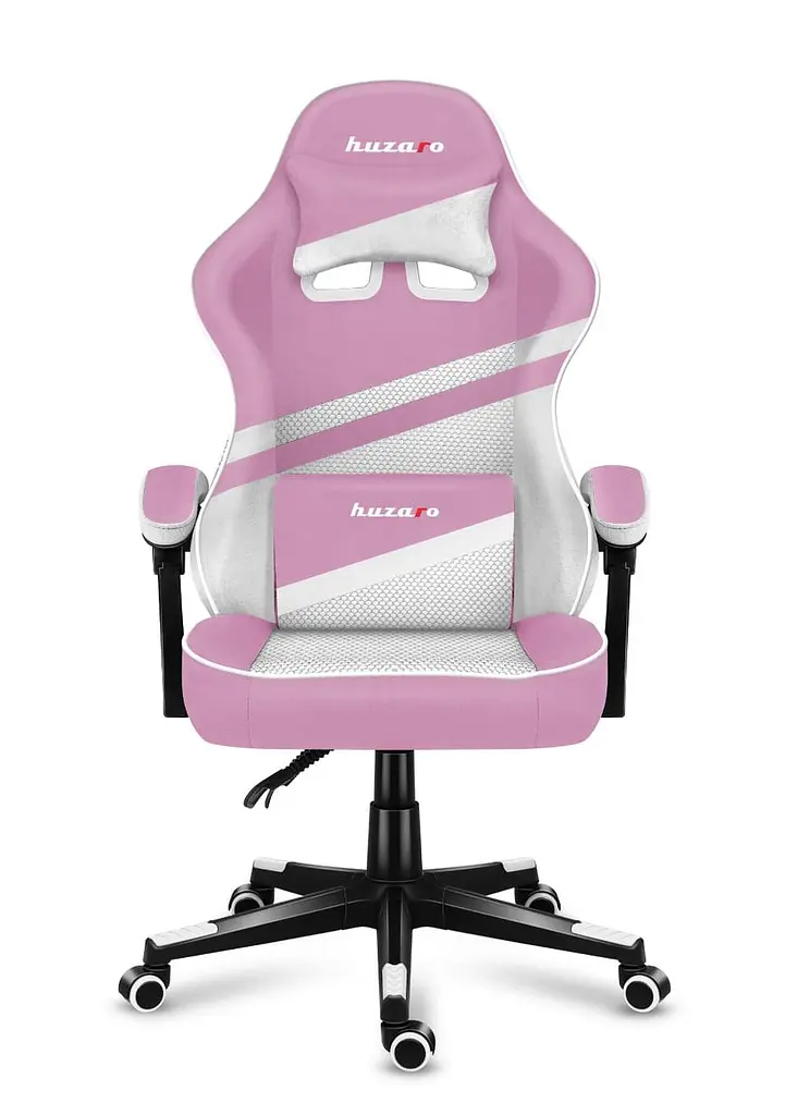 Комп'ютерне крісло Huzaro Force 4.4 Pink тканина - фото 4