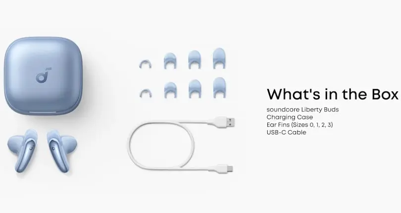 Бездротові навушники Anker SoundCore Liberty Buds (D1200G31) блакитні - фото 3