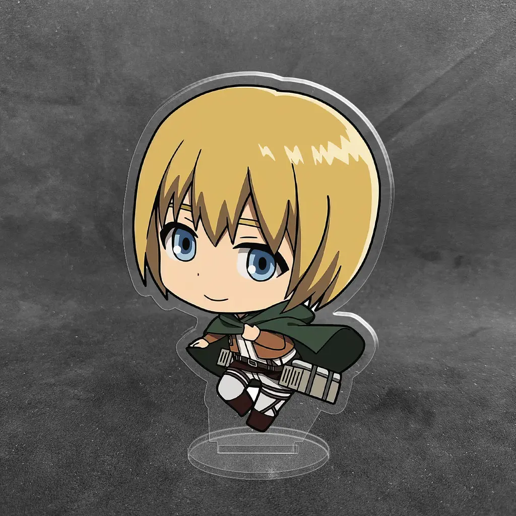 Акрилова колекційна фігурка Чібі Chibi Атака титанів Армін Арлерт 10 см - фото 2