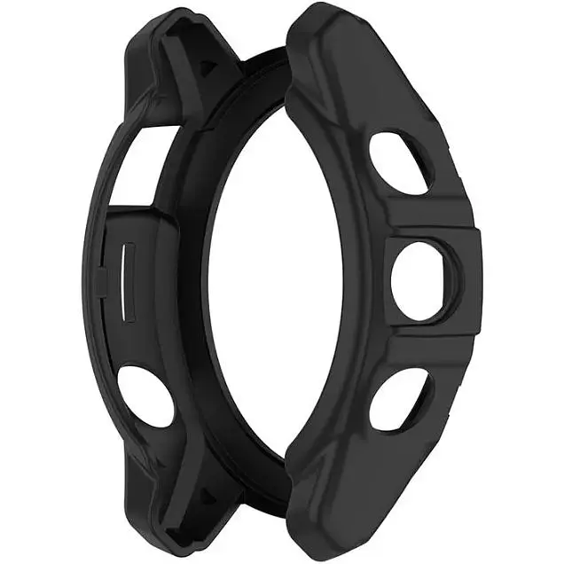 Чохол-бампер DK CDK для Garmin Epix (Gen 2) 47mm Силікон Outlines (018565) (black) - фото 5