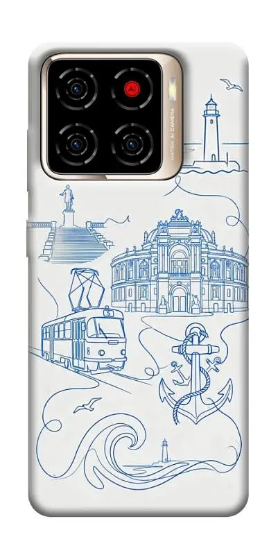 TPU чохол Demsky Southern pearl для ZTE Blade A56