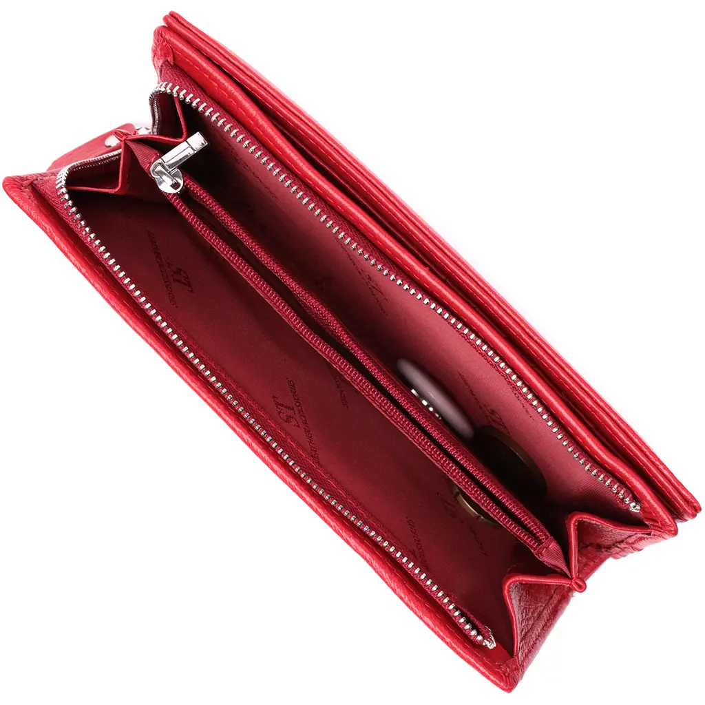 Кожаный женский кошелек ST Leather 10х19х2.5 см acs0028462 - фото 5