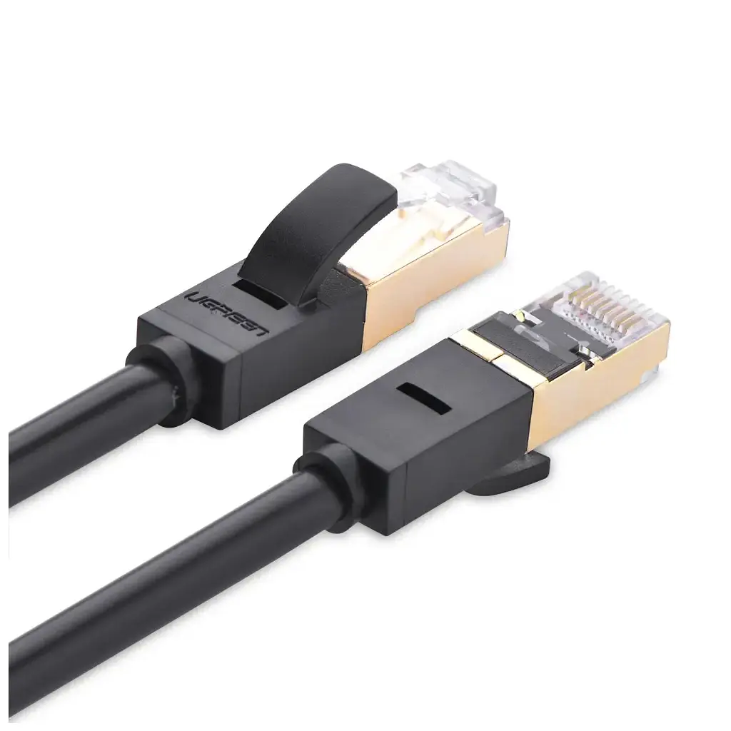 Патч-корд 5м, F/FTP cat 7 RJ-45 black Ugreen (U_11271) - фото 2