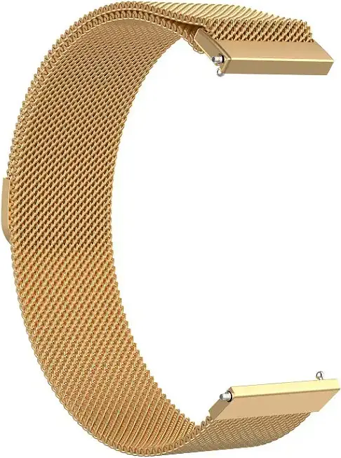 Універсальний ремінець для смарт-годинників DK Metal Milanesse Loop Magnetic Band 22mm Gold [78203] - фото 2