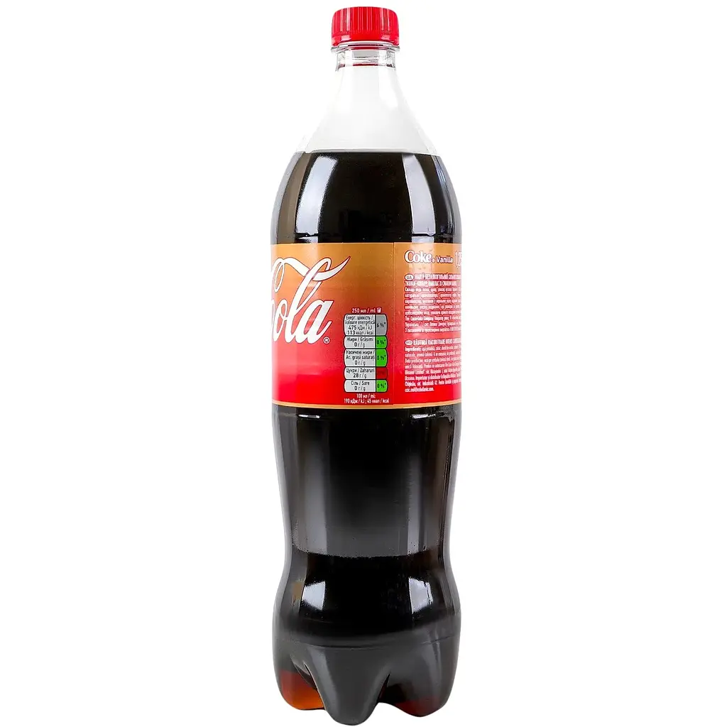 Напій Coca-Cola Vanilla безалкогольний сильногазований 1.25 л - фото 4