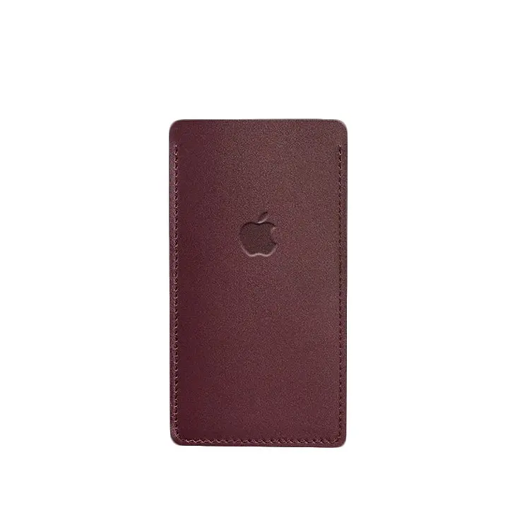 Кожаный чехол для iPhone 13 Бордовый - фото 5