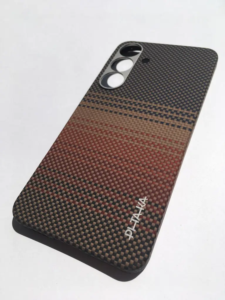 Чохол протиударний Pitaka Tactile Woven Edge Case MagSafe для Samsung Galaxy S25 (S931) Sunset KS2503 - фото 6