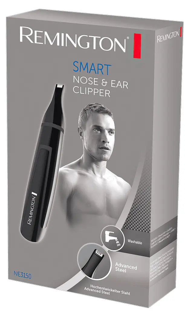 Триммер Smart, для носа и ушей, ААх1, сталь, черно-синий Remington teh0017663 - фото 5