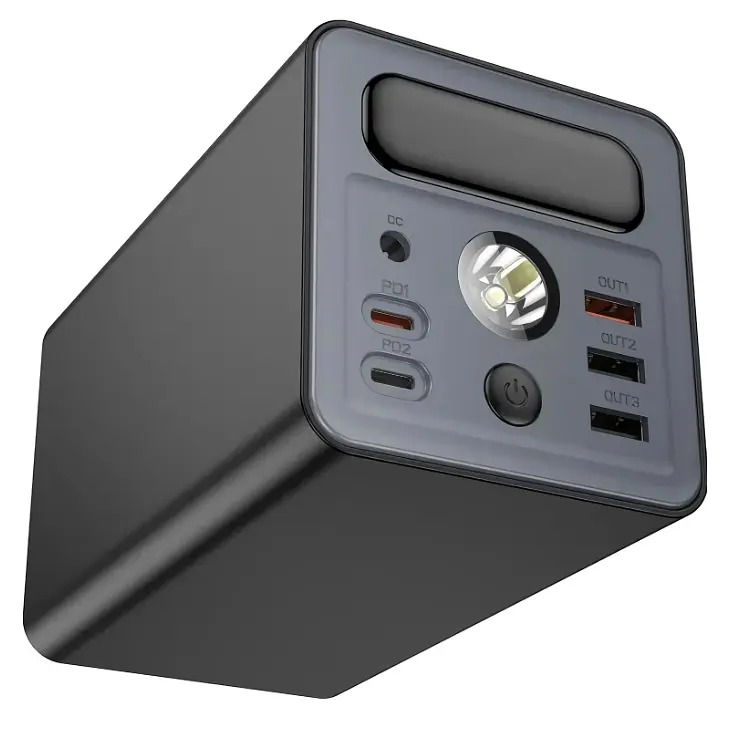 Power Bank Hoco J138 Distant 22.5W+PD20W+DC12V multi-function power bank(60000mAh) Black - фото 3