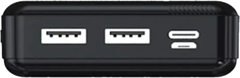 Портативная батарея Dexim XSQUARE YB134 20000 mAh Black - фото 2