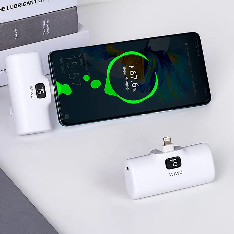 Портативное ЗУ Power Bank WIWU Wi-P017-L Lightning 5000 mAh - фото 5