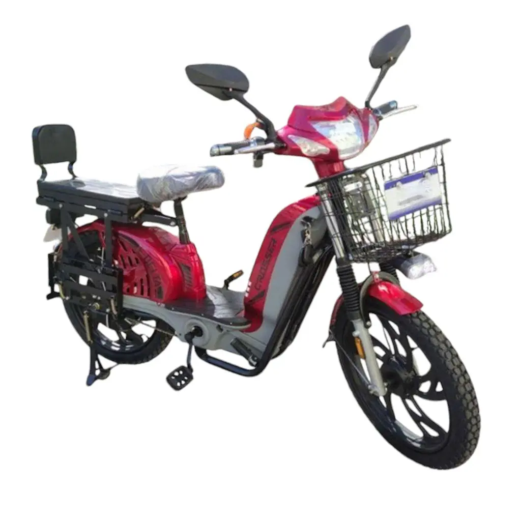 Электроскутер Двухместный Crosser E-Delta (800W,60V,15Ah) Красный - фото 2
