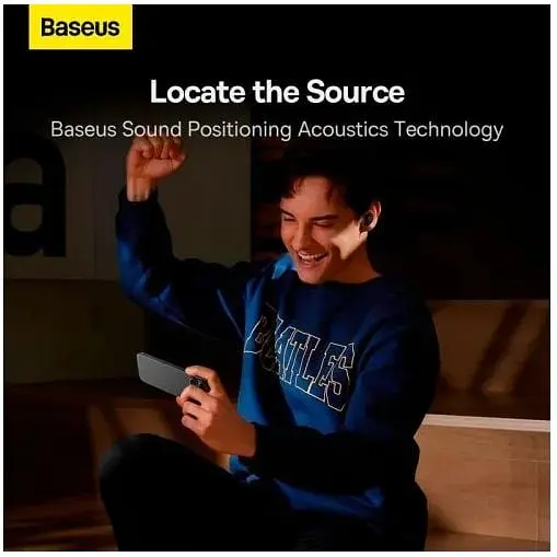 Наушники беспроводные Baseus Bowie WM03 BT 5.3 черные NGTW330401 - фото 10