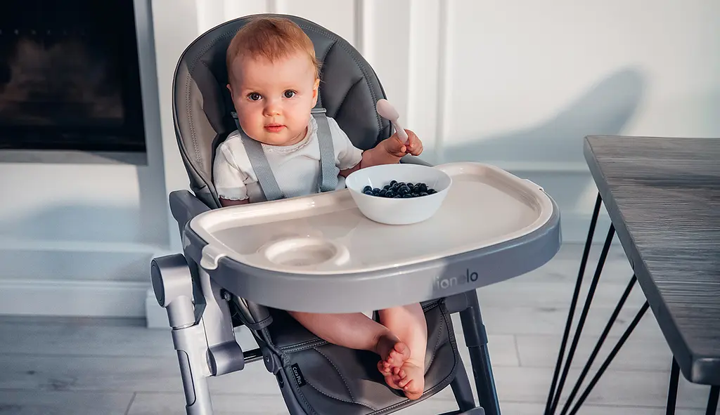 Стільчик для годування Lionelo Cora Plus Green Olive сіро-оливковый (LO-CORA PLUS GREEN OLIVE) - фото 11