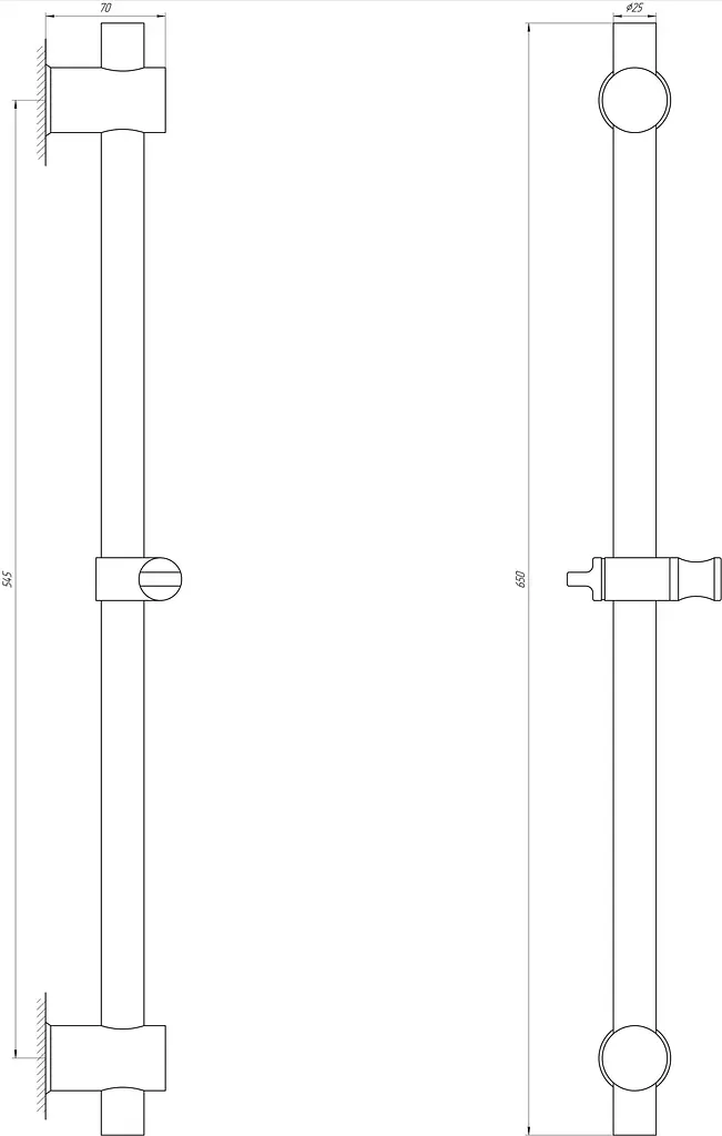 Душевая стойка Globus Lux SUS-1107 Никель - фото 4