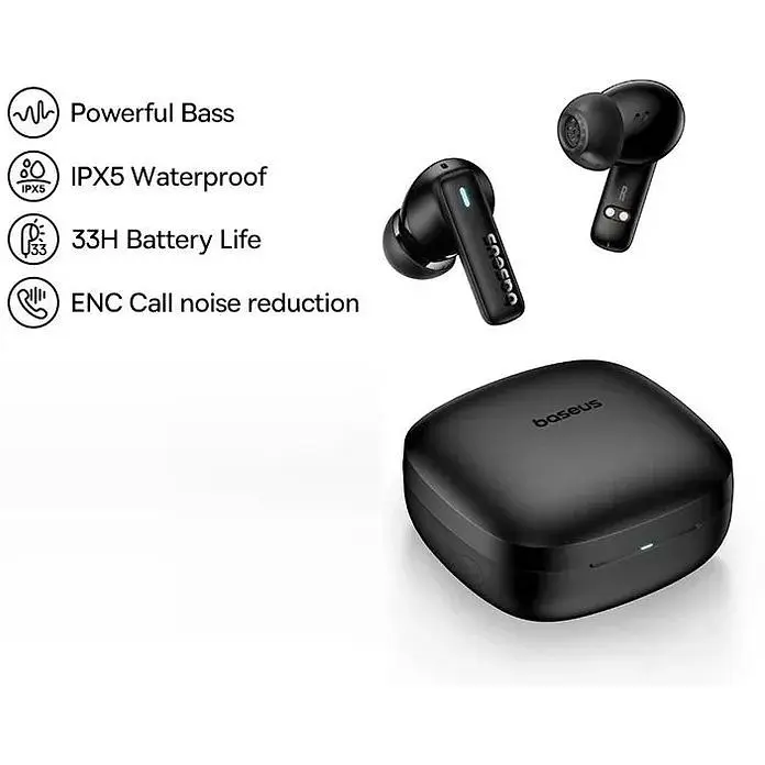Наушники беспроводные Baseus Bowie E19 черные - фото 6