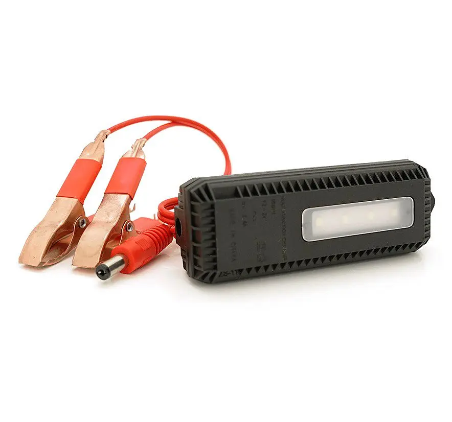 Зарядний пристрій 4 USB 2.0+USB 3.0 Voltronic ZS112, ліхтарик, з крокодилами, живлення 12 В - фото 2