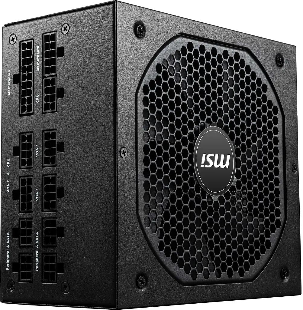 Блок живлення MSI MPG 850W (A850GF) 80+ Gold (MPG A850GF) Black Б/в - фото 3