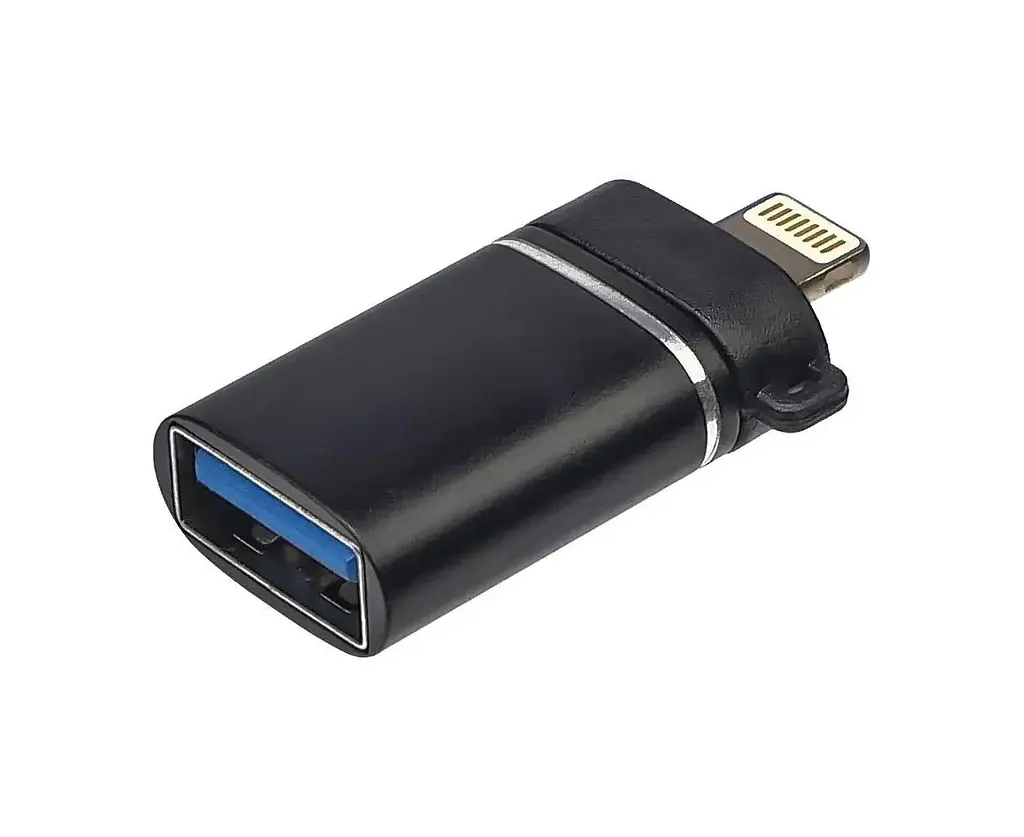 Переходник GRAND мама USB Lightning iPhone папа адаптер OTG YHL-888 - фото 2
