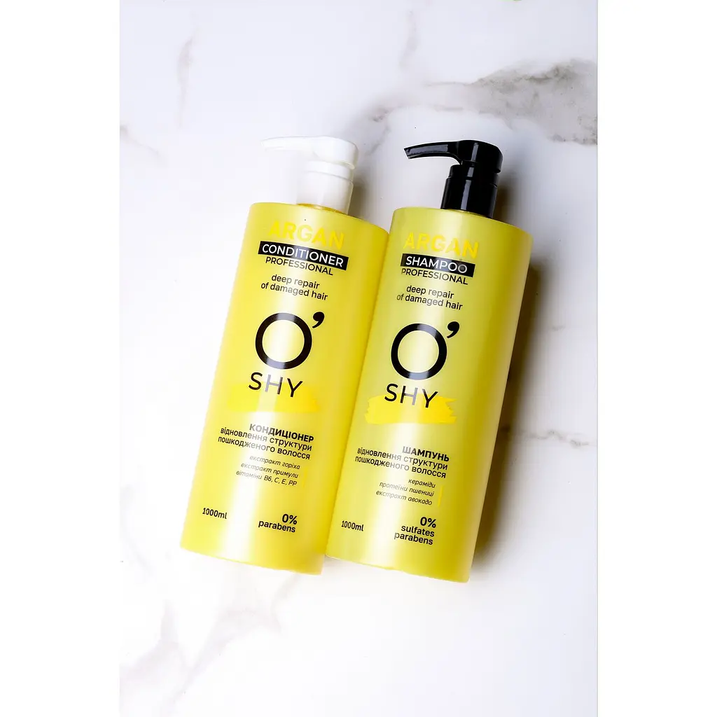 Кондиціонер для волосся O'Shy Argan Professional відновлення пошкодженого волосся 1 л - фото 2
