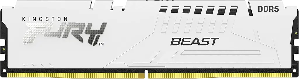 Kingston Пам'ять ПК Kingston DDR5 64GB KIT (32GBx2) 5600 FURY Beast Білий - фото 3