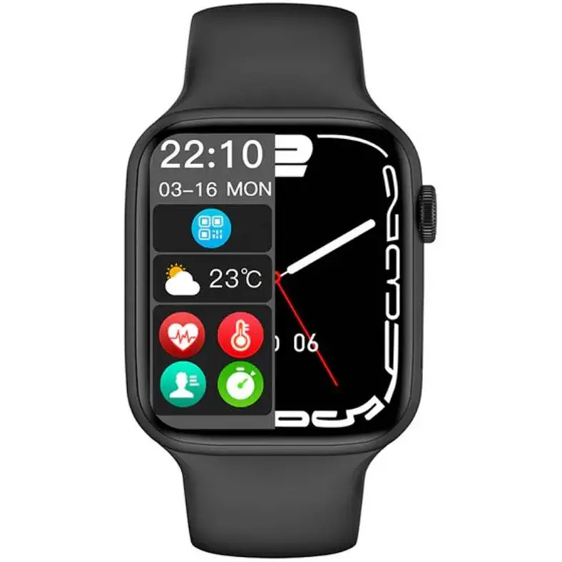 Смарт годинник з пульсоксиметром IWO Smart Watch 15 Pro 45 mm Black (IW00015P44B) - фото 4