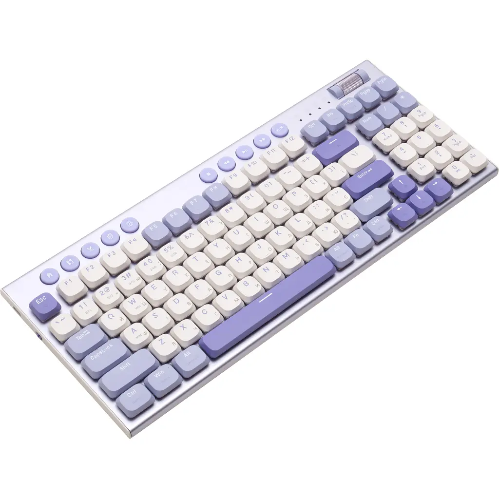 Клавіатура Thunderobot K96 Tri-mode Red Switch UA Purple (6932066308223) - фото 4