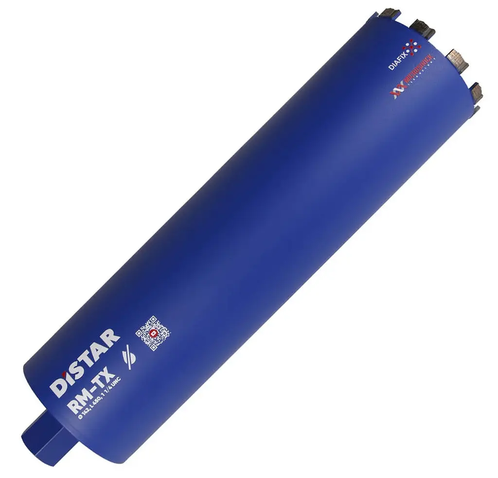 Алмазна коронка по бетону Distar DDS-W 142X450-10X1 1/4 UNC RM-TX