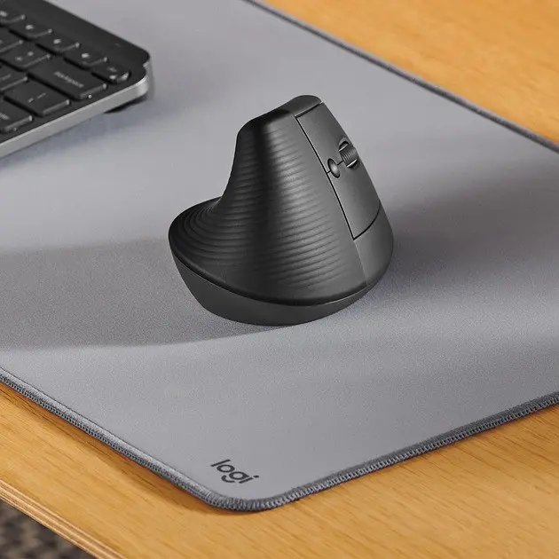 Вертикальна бездротова миша Logitech WRL VERTICAL BLACK Right 910-006494 - фото 4