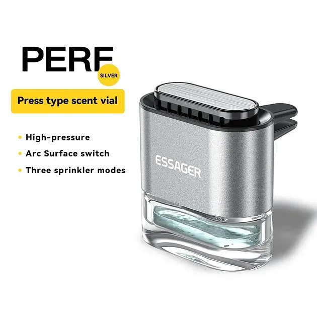 Авто освіжувач повітря для машини Essager Car air outlet press type perfume bottle - фото 2