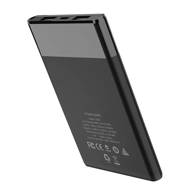 Дополнительная батарея Hoco B35D Entourage (5000mAh) Black - фото 3