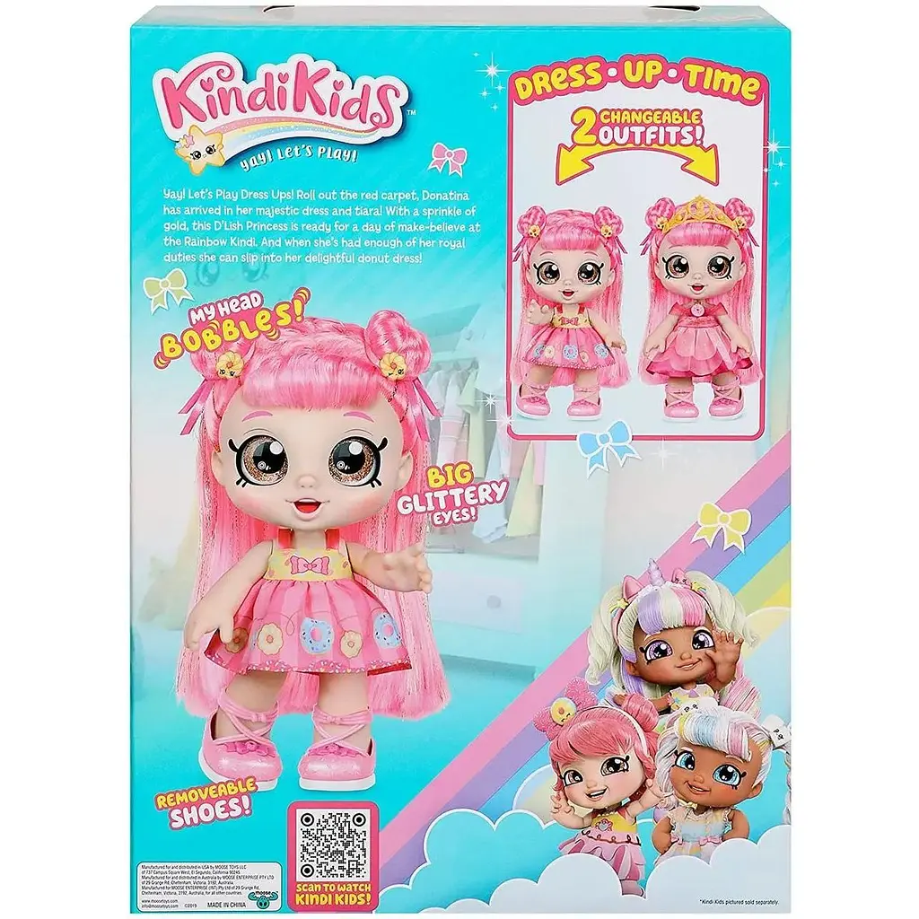 Лялька Kindi Kids Dress Up Friends Принцеса Донатіна (50065) - фото 3
