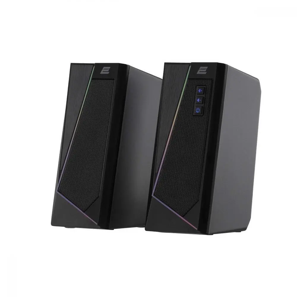 Мультимедійна акустика 2E PCS233 RGB 2.0 USB Black (2E-PCS233BK) - фото 5