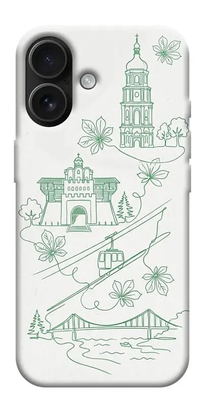 TPU чохол Demsky Heart of Kyiv для Apple iPhone 17 (6.3")