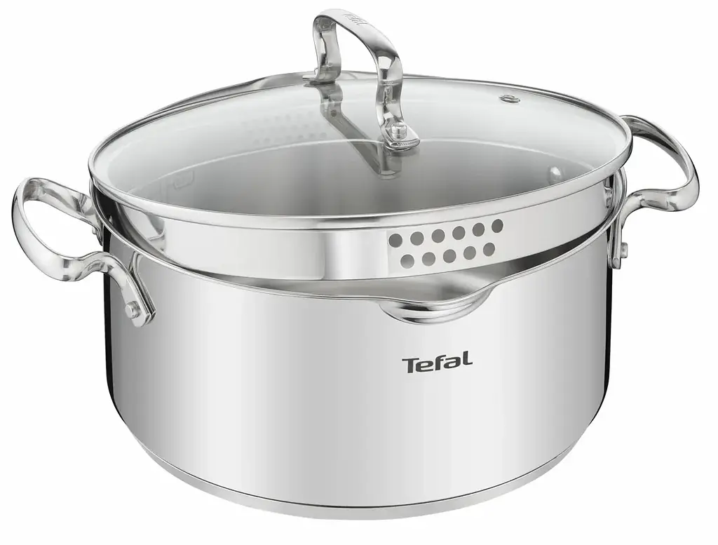 Tefal Кастрюля Tefal DUETTO+, 2.9л, з кришкою, нержавіюча сталь, скло - фото 3