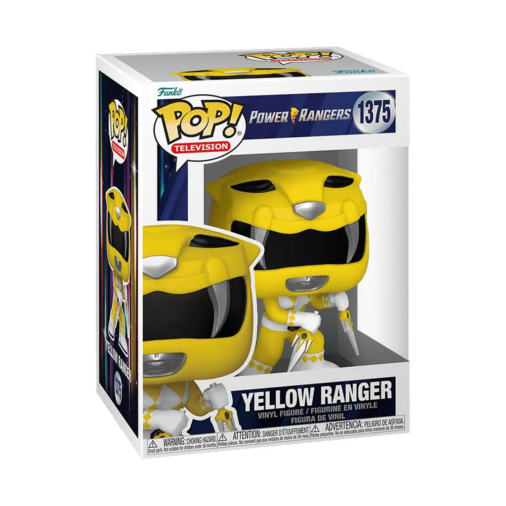 Ігрова фігурка FUNKO POP! серії "Могутні рейнджери" - ЖОВТИЙ РЕЙНДЖЕР Funko 72158 - фото 4