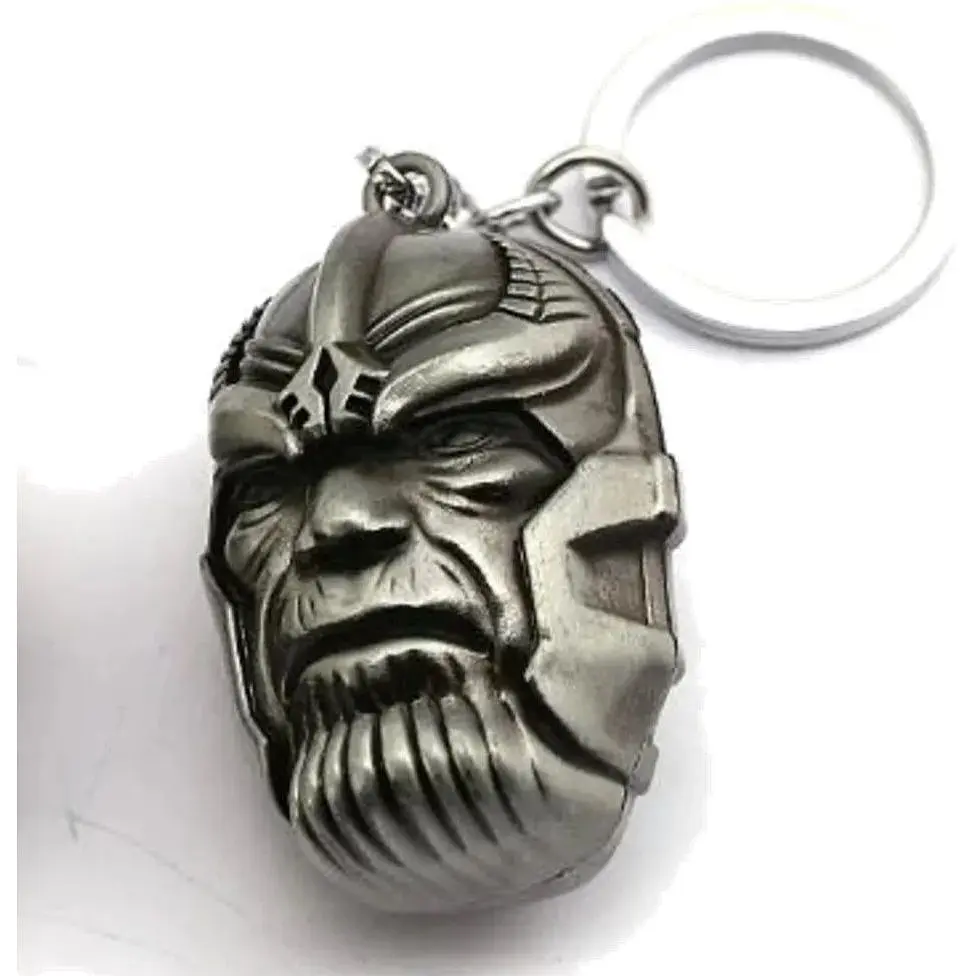 Брелок Infinity 3D Avengers: Infinity War Thanos Танос 3D голова silver.449 - фото 2